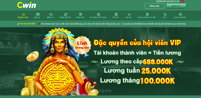 CWIN - Nh&agrave; c&aacute;i c&aacute; cược casino đỉnh nhất Việt Nam