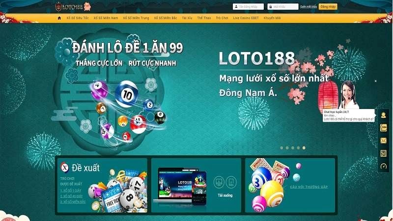 LOTO188 &ndash; Những l&yacute; do khiến bạn kh&ocirc;ng thể bỏ lỡ nh&agrave; c&aacute;i l&ocirc; đề Loto188