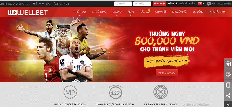Wellbet - Nh&agrave; c&aacute;i c&aacute; cược si&ecirc;u đỉnh v&agrave; cực chất hiện nay
