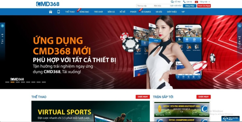 CMD368 &ndash; Thi&ecirc;n đường giải tr&iacute; c&aacute; cược, nh&agrave; c&aacute;i uy t&iacute;n nhất 2023