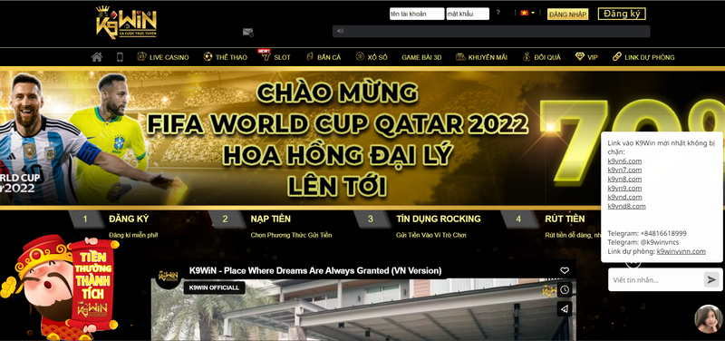 K9 WIN &ndash; S&acirc;n chơi c&aacute; cược, nh&agrave; c&aacute;i l&ocirc; đề trực tuyến hấp dẫn nhiều cao thủ gh&eacute; thăm