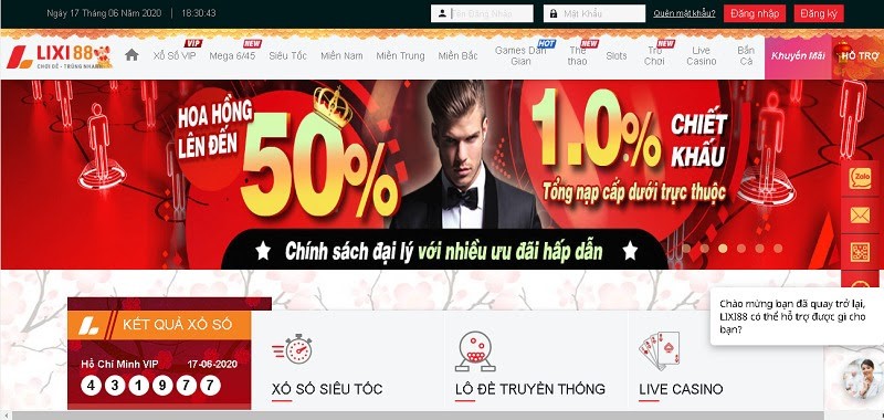Lixi88 &ndash; Nh&agrave; c&aacute;i L&ocirc; đề LIXI88 trực tuyến 1 ăn 99 uy t&iacute;n tại Việt Nam