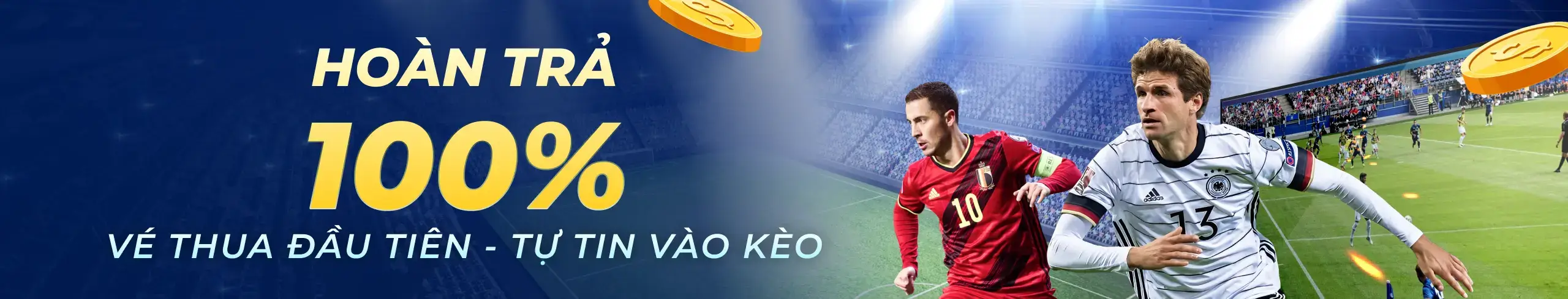 Miễn ph&iacute; 100% v&eacute; cược thua, 10 triệu mỗi ng&agrave;y